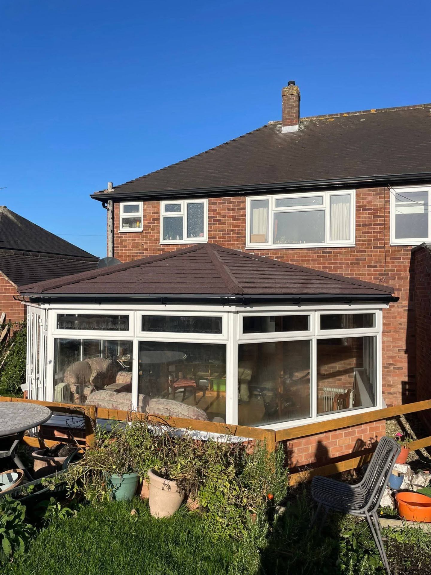 Brown tile transformation, Oswestry