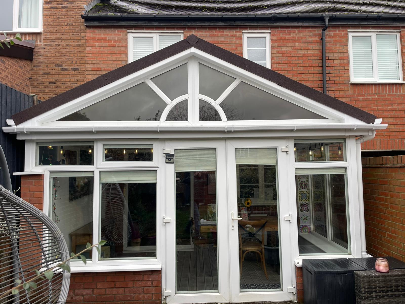 Gable-end with feature glass, Wrexham