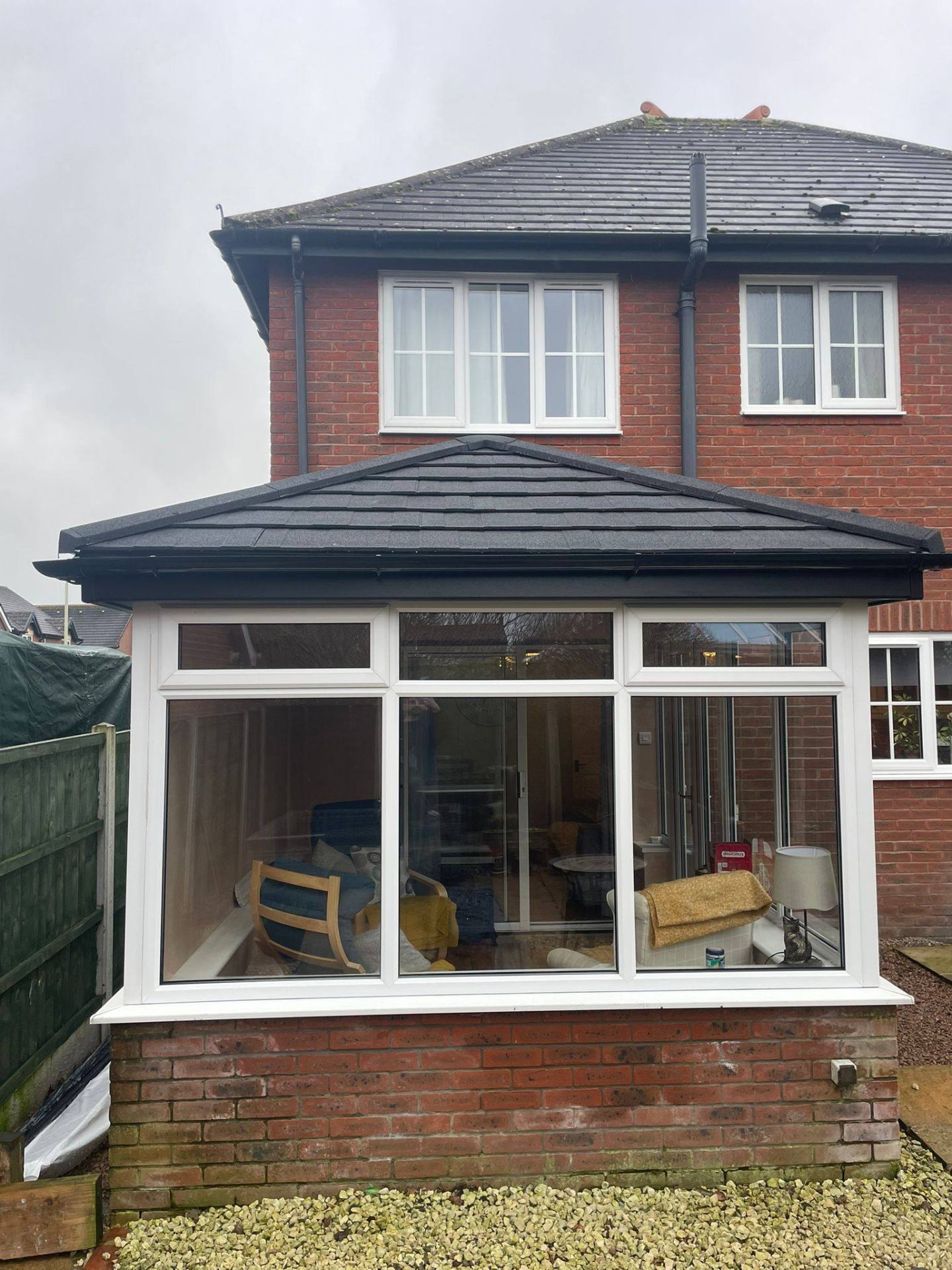 Slate-effect hipped roof, Shrewsbury